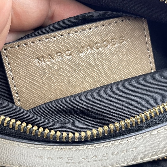 Marc Jacob Snapshot crossbody multi leather bag gray with dust bag gold strap - Picture 11 of 16